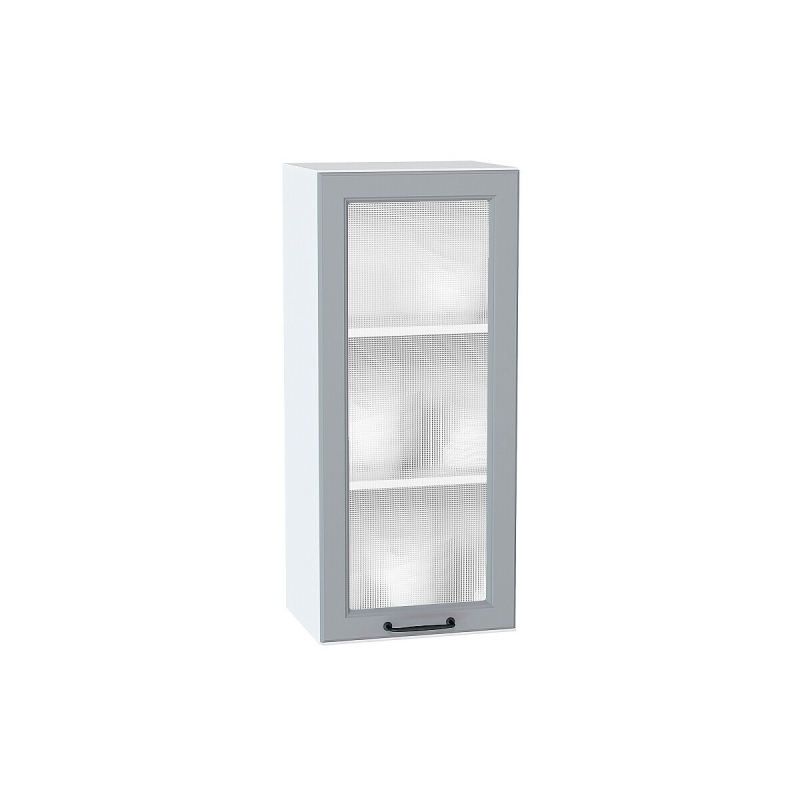 Шкаф верхний с 1-ой остекленной дверцей Ницца