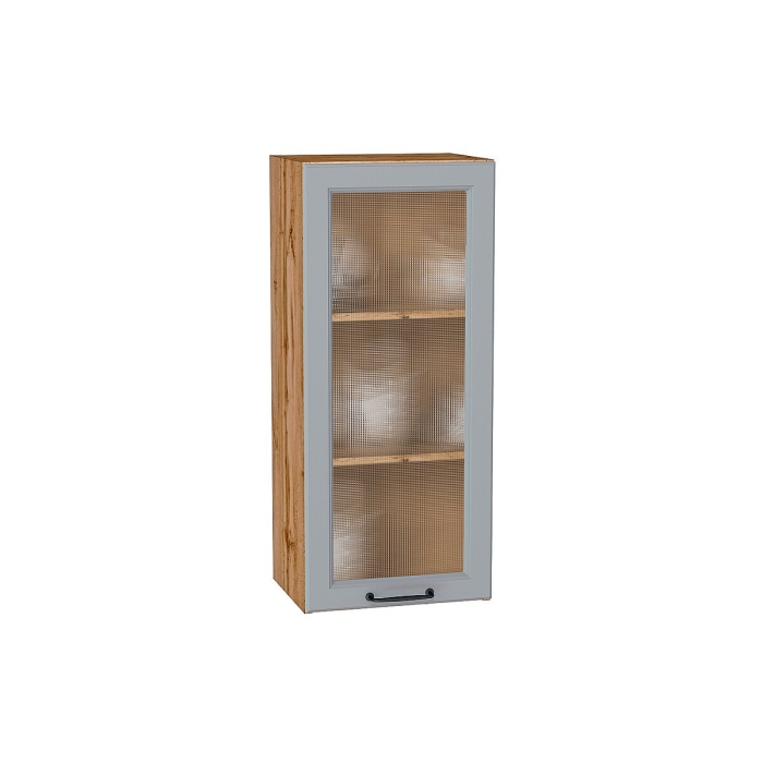 Шкаф верхний с 1-ой остекленной дверцей Ницца