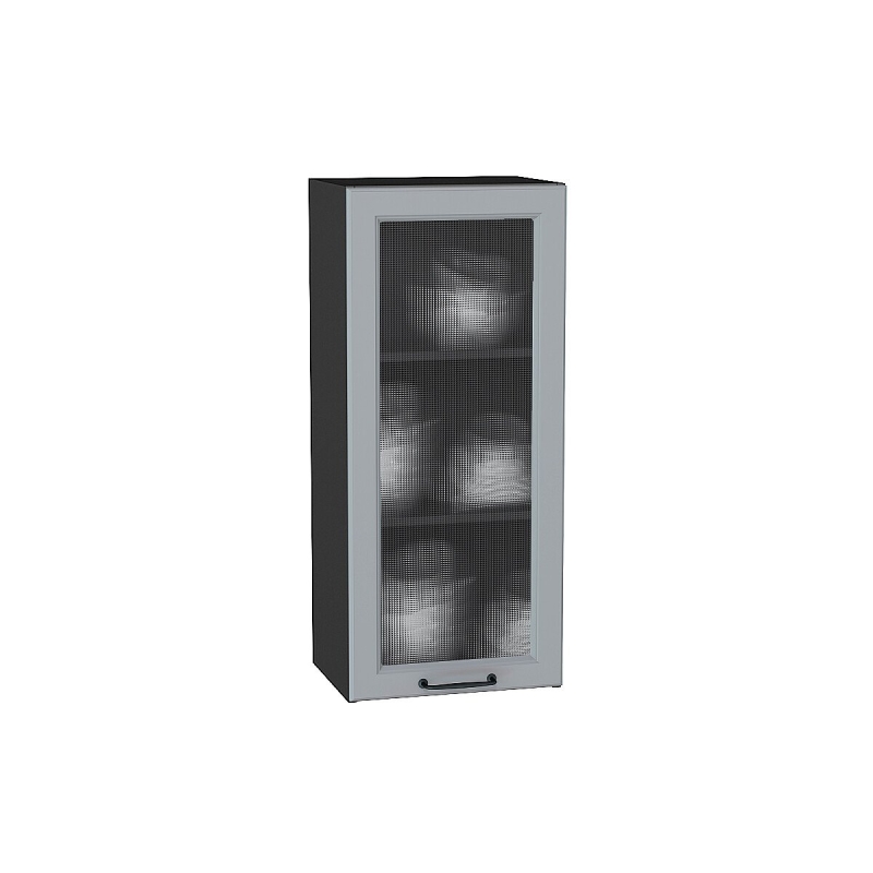 Шкаф верхний с 1-ой остекленной дверцей Ницца