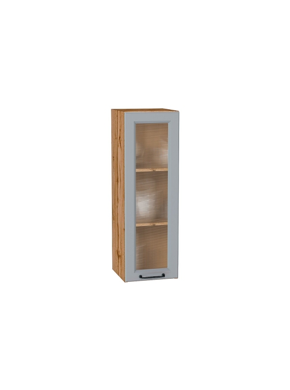 Шкаф верхний с 1-ой остекленной дверцей Ницца