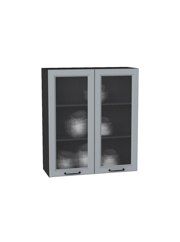 Шкаф верхний с 2-мя остекленными дверцами Ницца