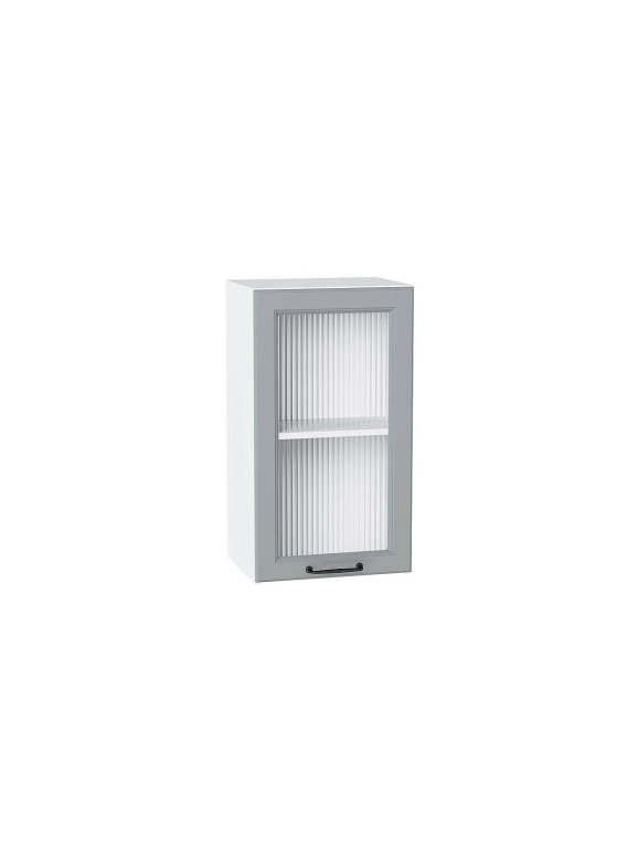 Шкаф верхний с 1-ой остекленной дверцей Ницца