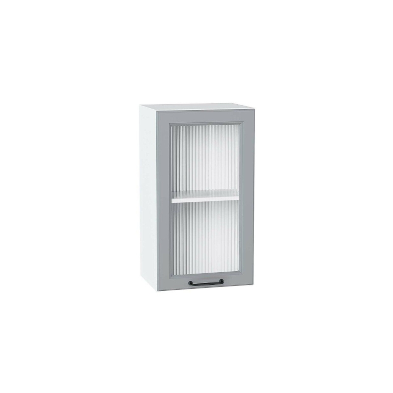 Шкаф верхний с 1-ой остекленной дверцей Ницца