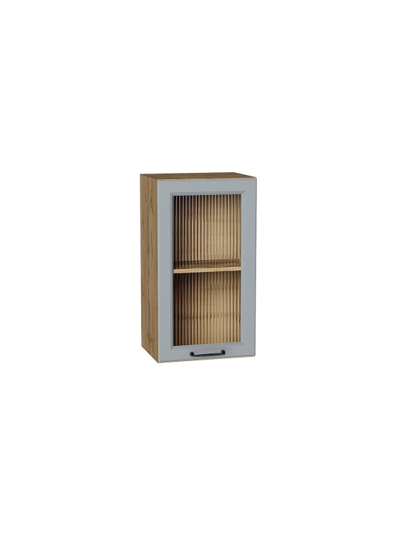 Шкаф верхний с 1-ой остекленной дверцей Ницца