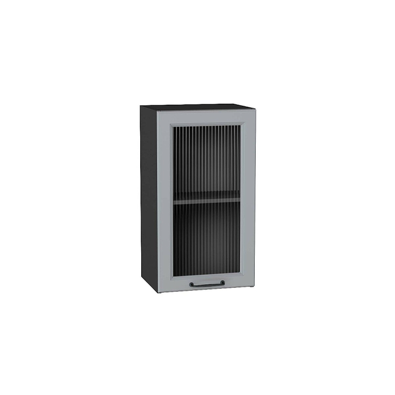 Шкаф верхний с 1-ой остекленной дверцей Ницца