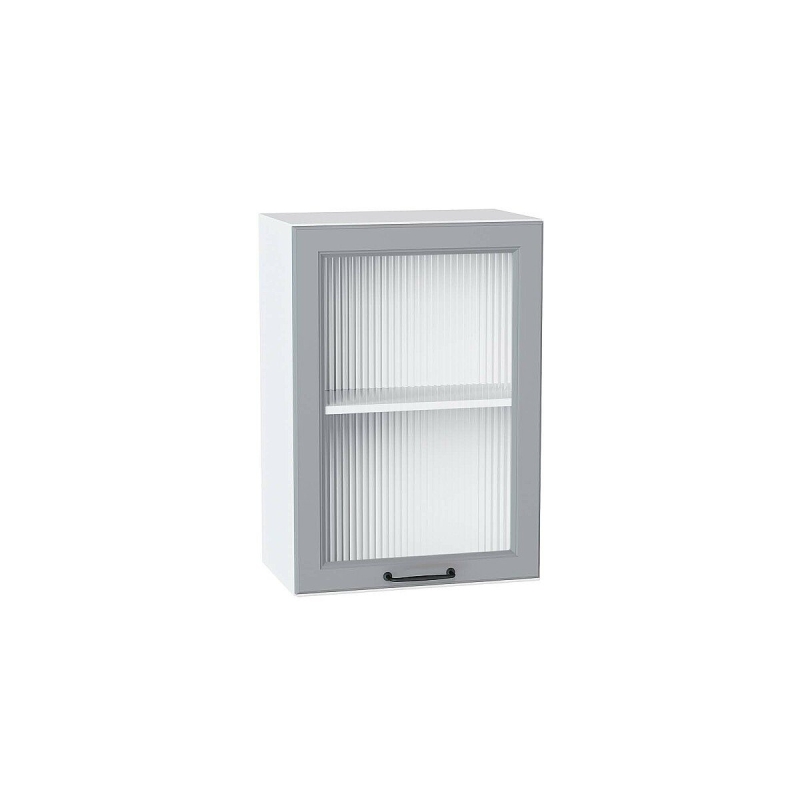 Шкаф верхний с 1-ой остекленной дверцей Ницца