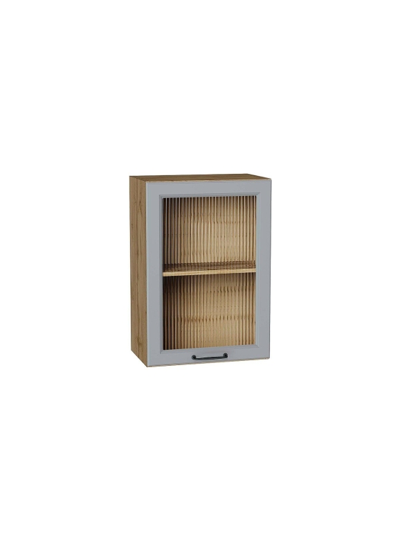 Шкаф верхний с 1-ой остекленной дверцей Ницца