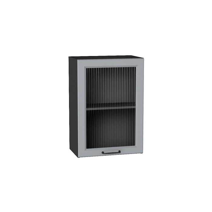 Шкаф верхний с 1-ой остекленной дверцей Ницца