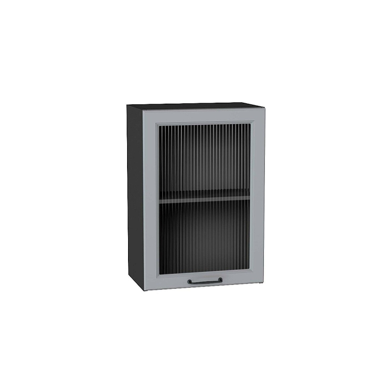 Шкаф верхний с 1-ой остекленной дверцей Ницца