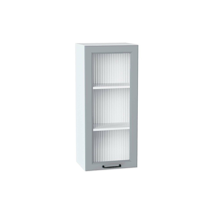 Шкаф верхний с 1-ой остекленной дверцей Ницца