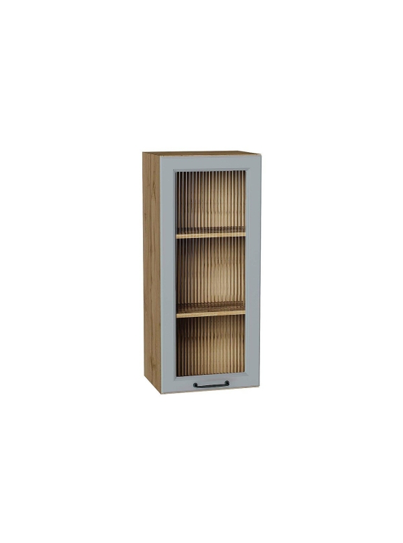 Шкаф верхний с 1-ой остекленной дверцей Ницца