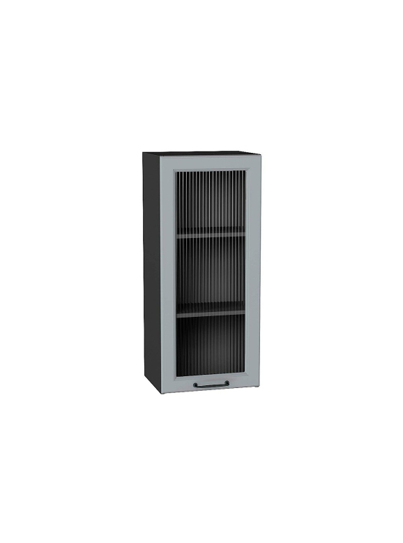 Шкаф верхний с 1-ой остекленной дверцей Ницца