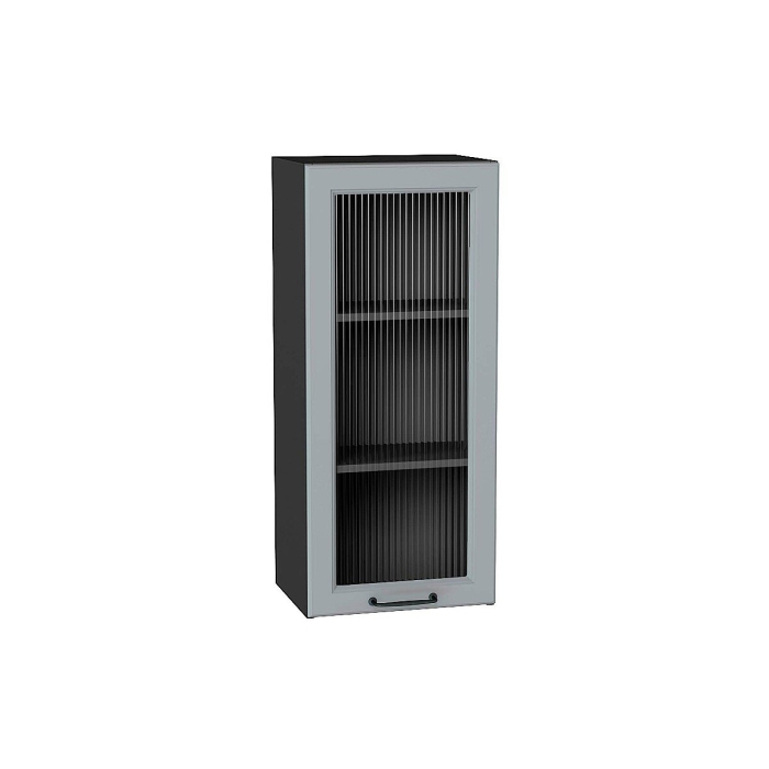 Шкаф верхний с 1-ой остекленной дверцей Ницца