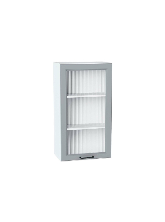 Шкаф верхний с 1-ой остекленной дверцей Ницца