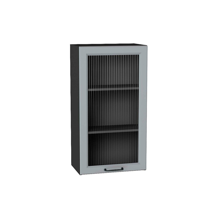 Шкаф верхний с 1-ой остекленной дверцей Ницца