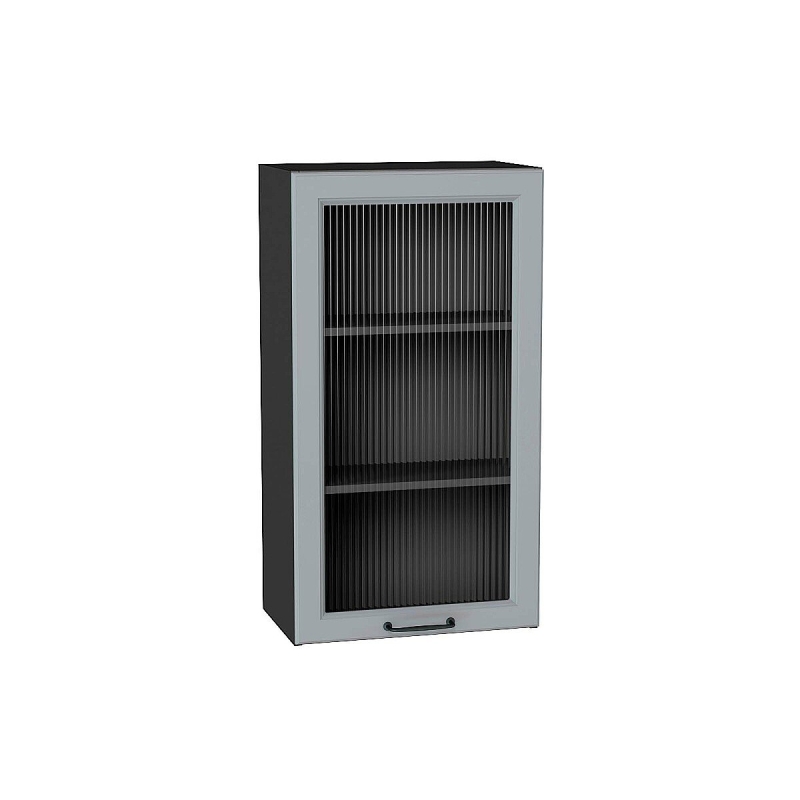 Шкаф верхний с 1-ой остекленной дверцей Ницца