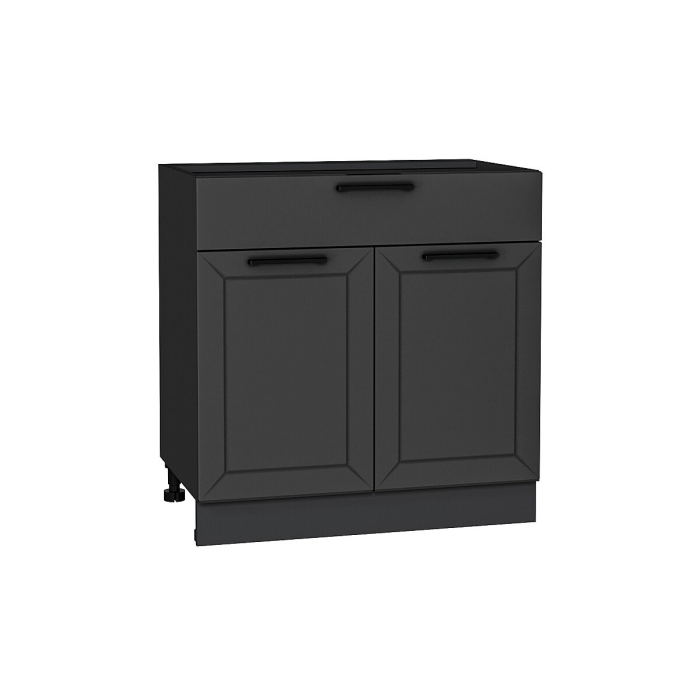 Шкаф нижний с 2-мя дверцами и ящиком Глетчер