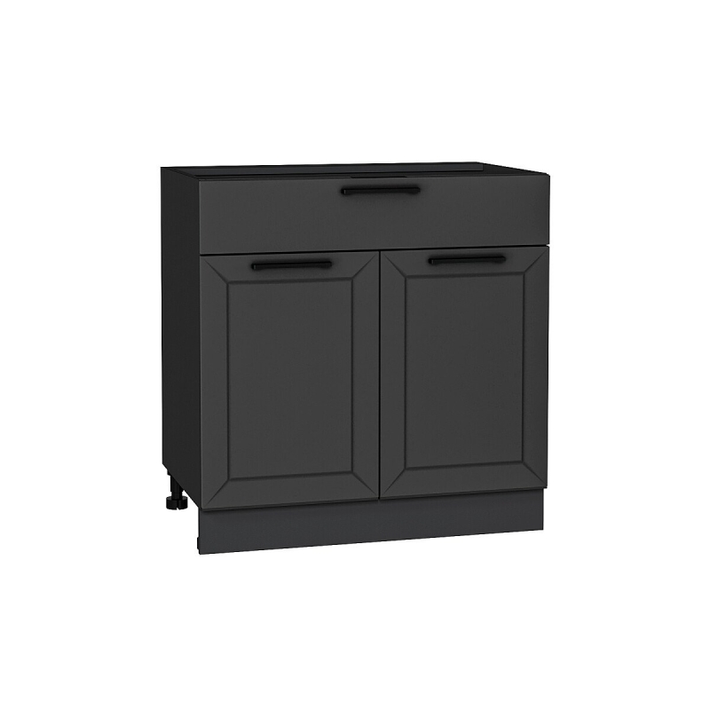 Шкаф нижний с 2-мя дверцами и ящиком Глетчер