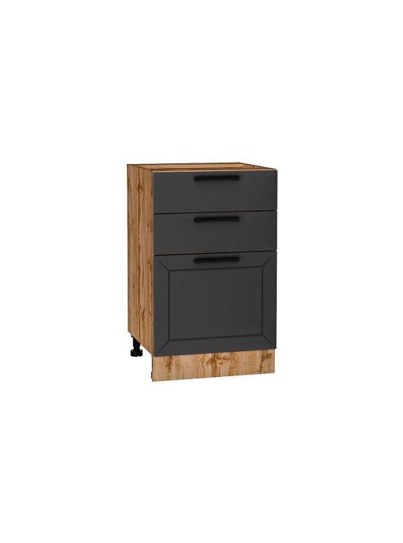 Шкаф нижний с 3-мя ящиками Глетчер