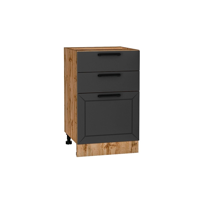 Шкаф нижний с 3-мя ящиками Глетчер