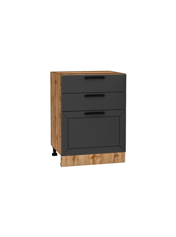 Шкаф нижний с 3-мя ящиками Глетчер