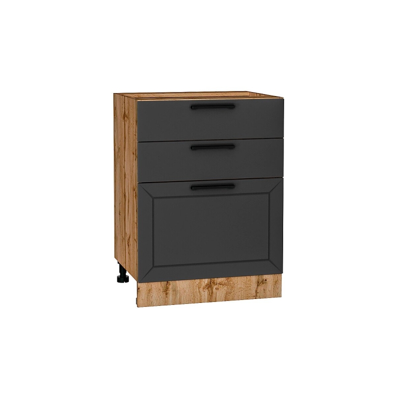 Шкаф нижний с 3-мя ящиками Глетчер