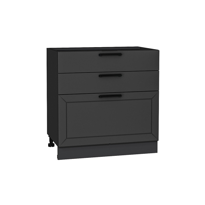 Шкаф нижний с 3-мя ящиками Глетчер