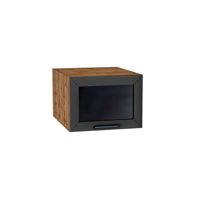 Шкаф верхний горизонтальный остекленный глубокий Глетчер