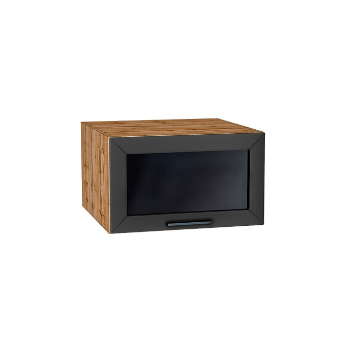 Шкаф верхний горизонтальный остекленный глубокий Глетчер