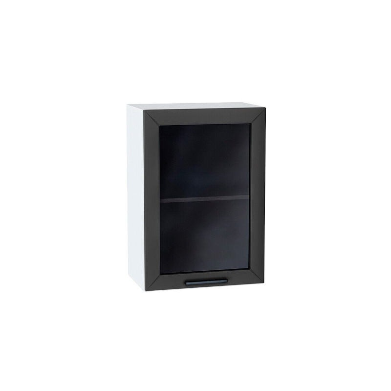 Шкаф верхний с 1-ой остекленной дверцей Глетчер