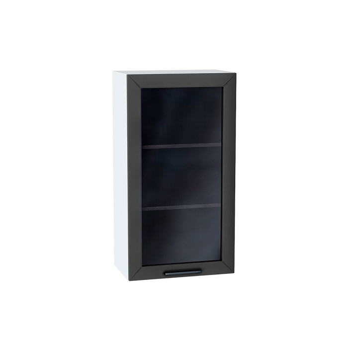 Шкаф верхний с 1-ой остекленной дверцей Глетчер