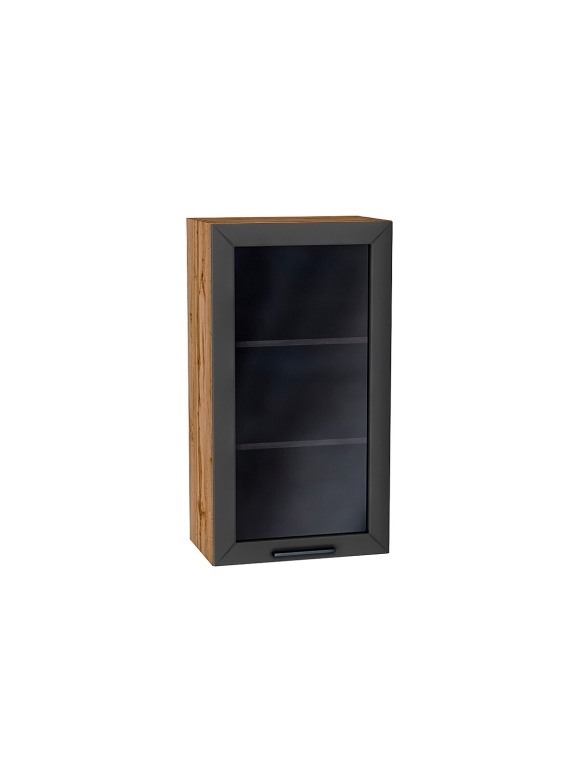 Шкаф верхний с 1-ой остекленной дверцей Глетчер