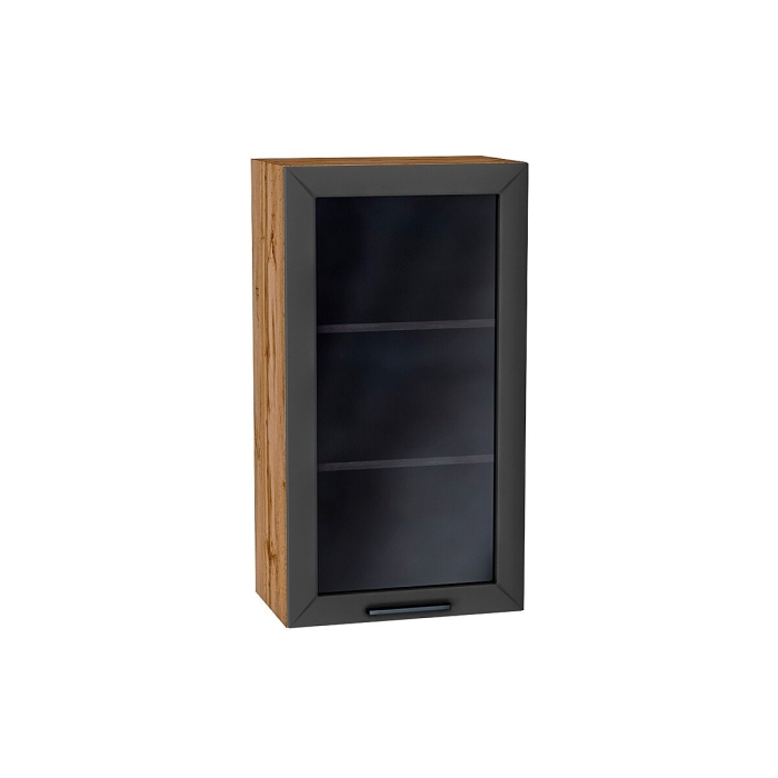 Шкаф верхний с 1-ой остекленной дверцей Глетчер