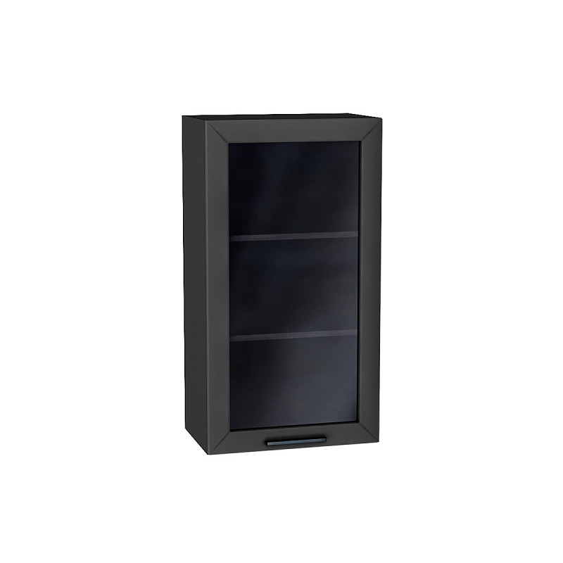 Шкаф верхний с 1-ой остекленной дверцей Глетчер