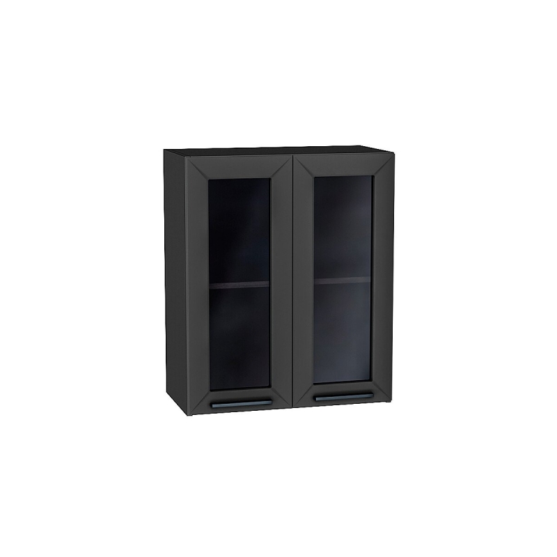 Шкаф верхний с 2-мя остекленными дверцами Глетчер