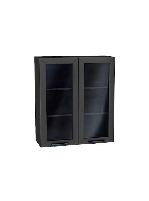 Шкаф верхний с 2-мя остекленными дверцами Глетчер