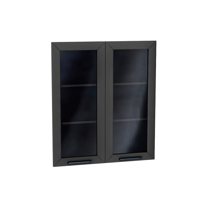 Комплект фасадов Глетчер со стеклом для каркаса Ф-55Н В809