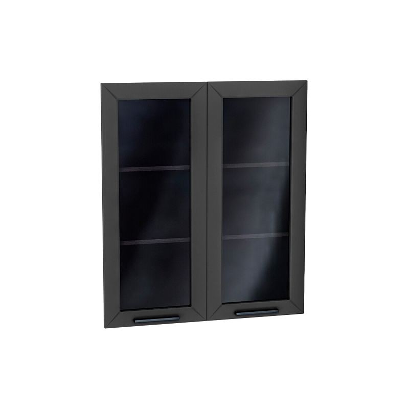 Комплект фасадов Глетчер со стеклом для каркаса Ф-55Н В809