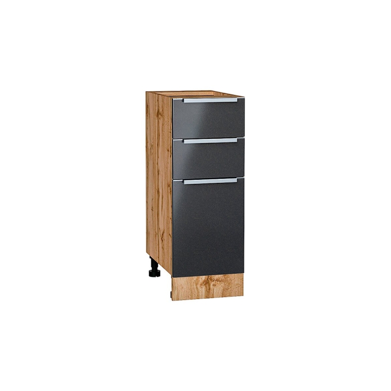 Шкаф нижний с 3-мя ящиками Фьюжн