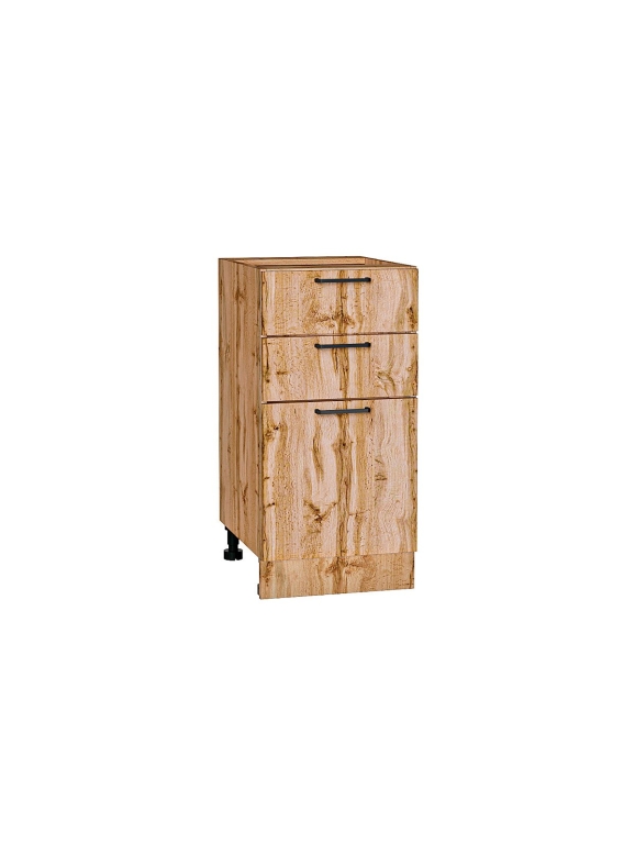 Шкаф нижний с 3-мя ящиками Флэт