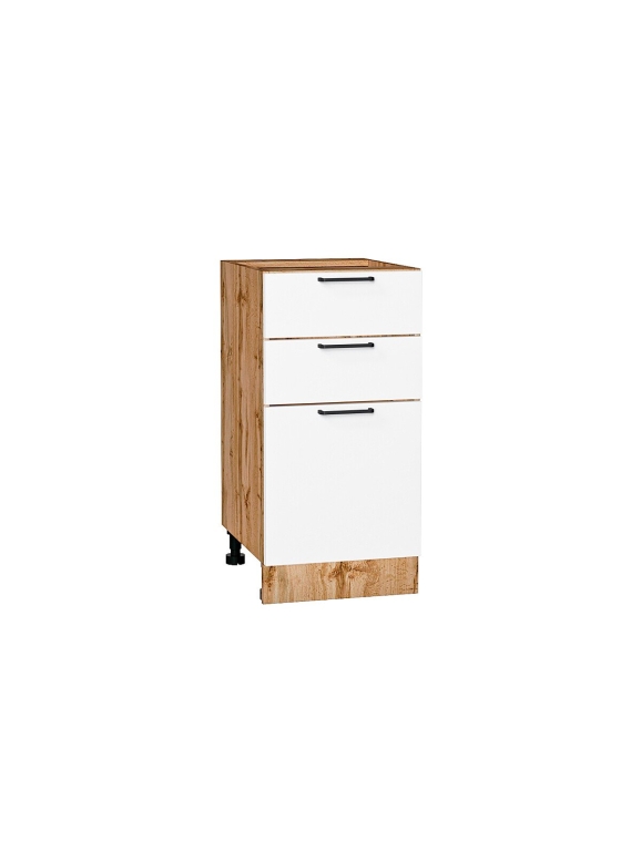 Шкаф нижний с 3-мя ящиками Флэт