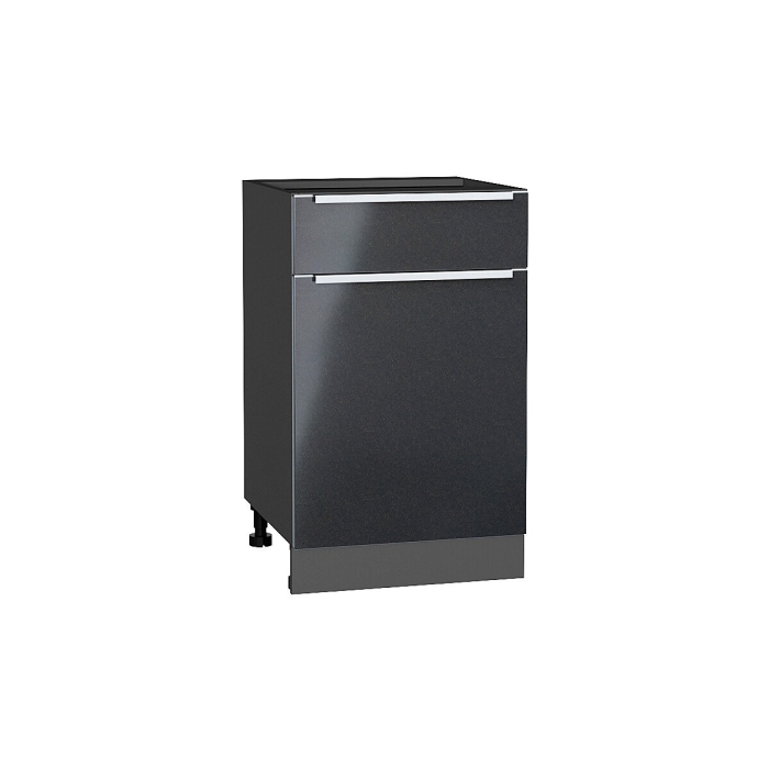 Шкаф нижний с 1-ой дверцей и ящиком Фьюжн