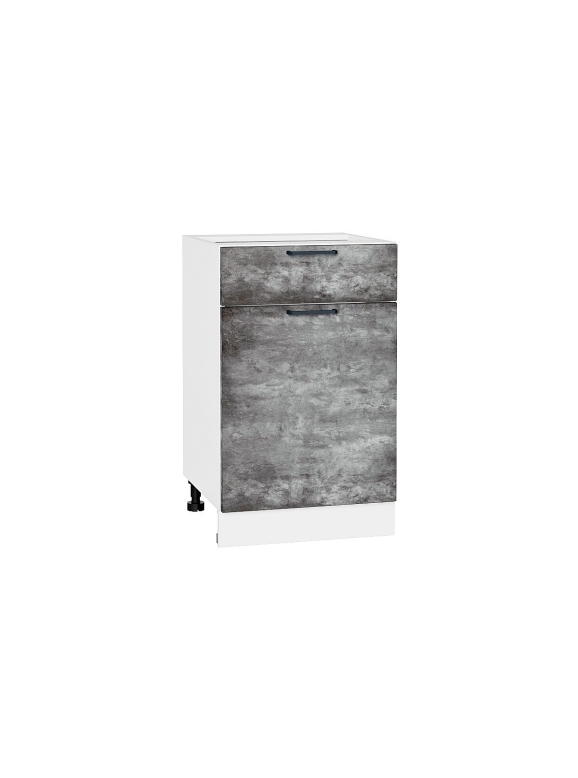 Шкаф нижний с 1-ой дверцей и ящиком Флэт