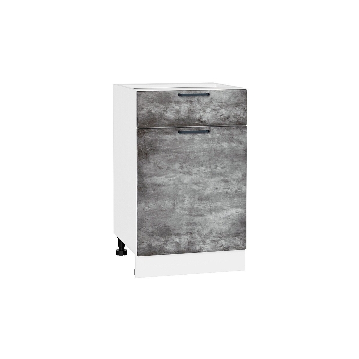 Шкаф нижний с 1-ой дверцей и ящиком Флэт