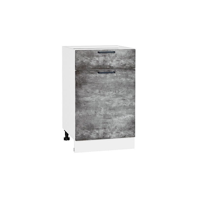 Шкаф нижний с 1-ой дверцей и ящиком Флэт