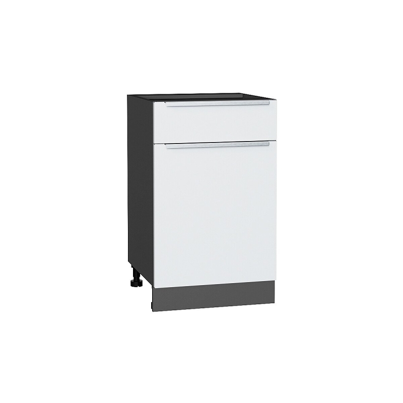 Шкаф нижний с 1-ой дверцей и ящиком Фьюжн