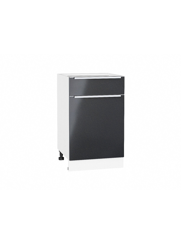 Шкаф нижний с 1-ой дверцей и ящиком Фьюжн