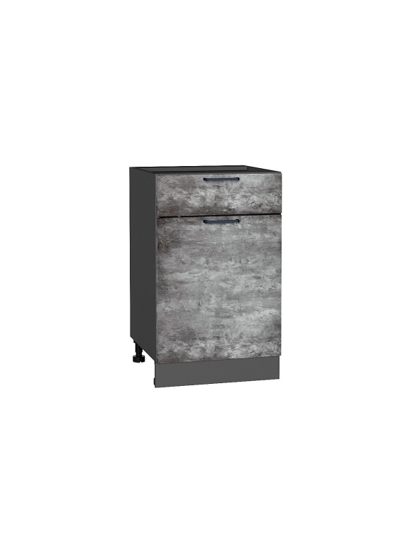 Шкаф нижний с 1-ой дверцей и ящиком Флэт
