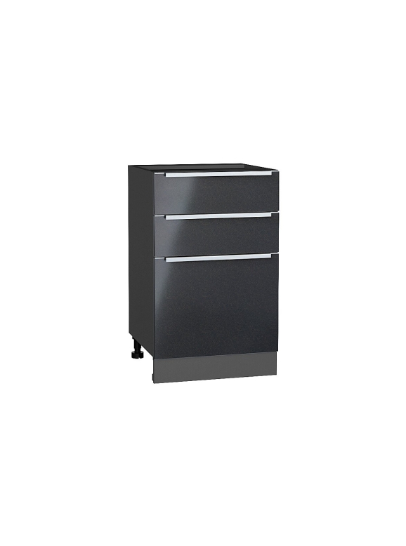 Шкаф нижний с 3-мя ящиками Фьюжн