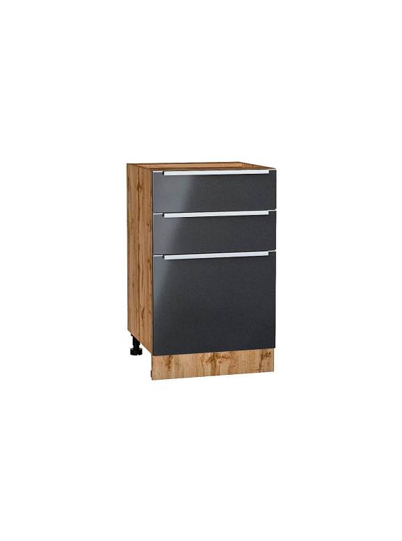 Шкаф нижний с 3-мя ящиками Фьюжн